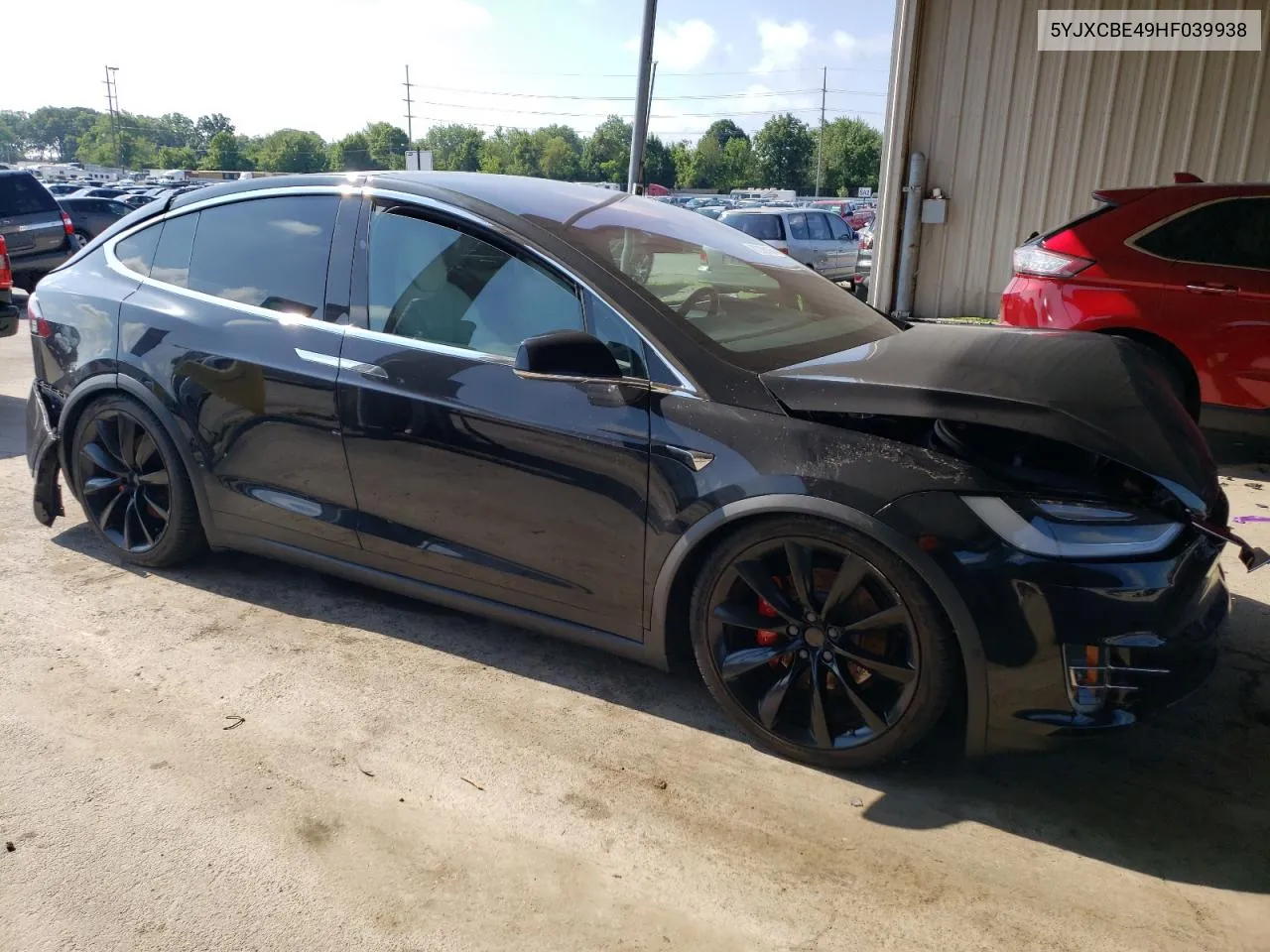 5YJXCBE49HF039938 2017 Tesla Model X