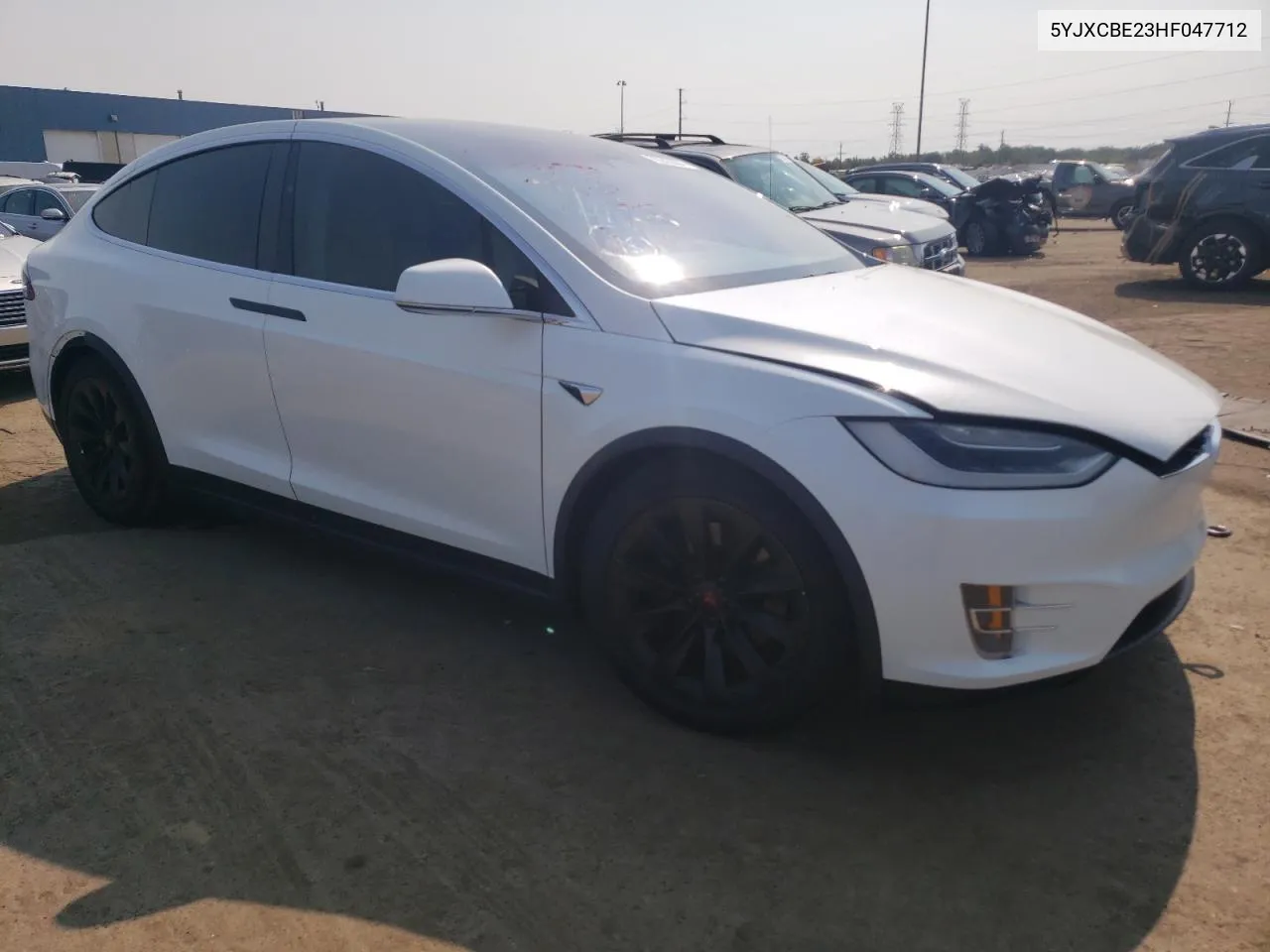 2017 Tesla Model X VIN: 5YJXCBE23HF047712 Lot: 70043264