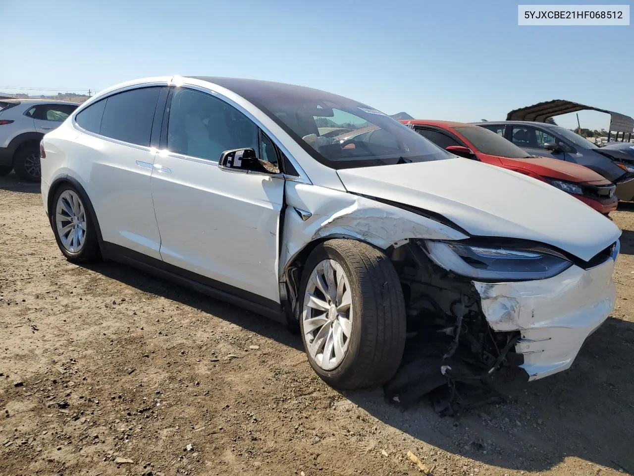 2017 Tesla Model X VIN: 5YJXCBE21HF068512 Lot: 70463314