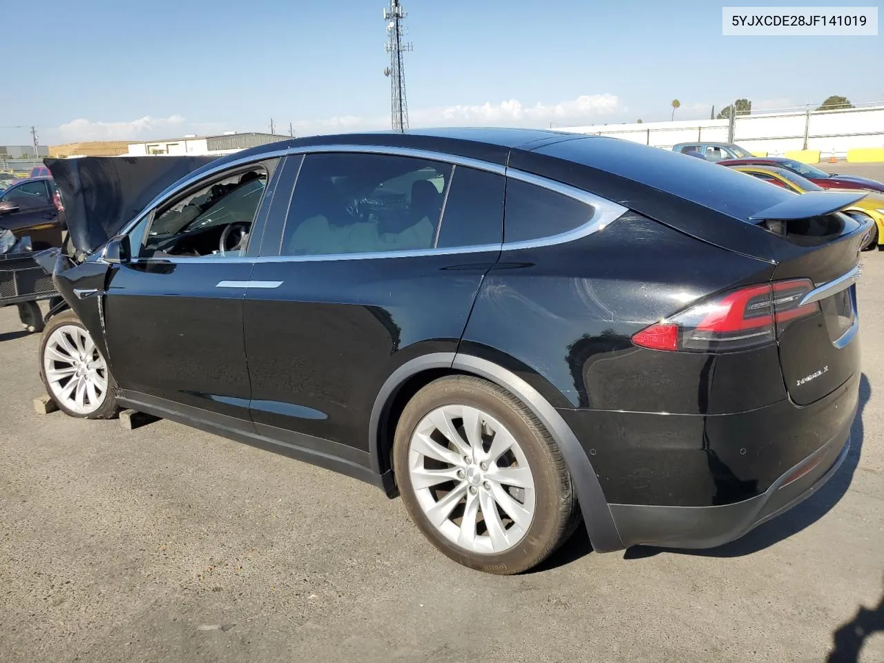 2018 Tesla Model X VIN: 5YJXCDE28JF141019 Lot: 66527794