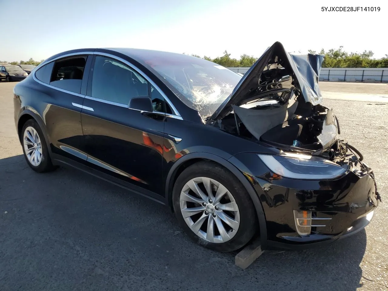 2018 Tesla Model X VIN: 5YJXCDE28JF141019 Lot: 66527794