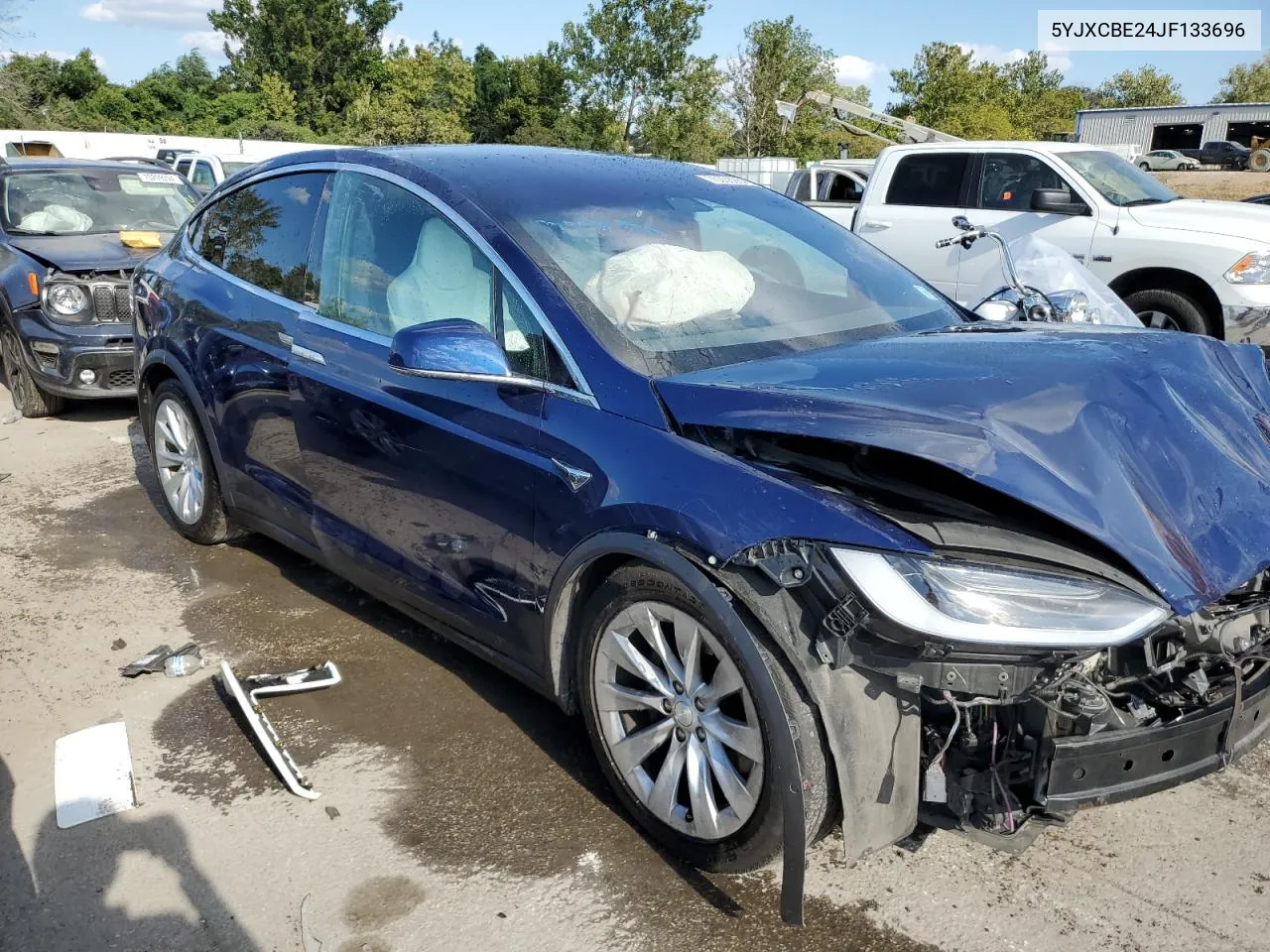 2018 Tesla Model X VIN: 5YJXCBE24JF133696 Lot: 70236984