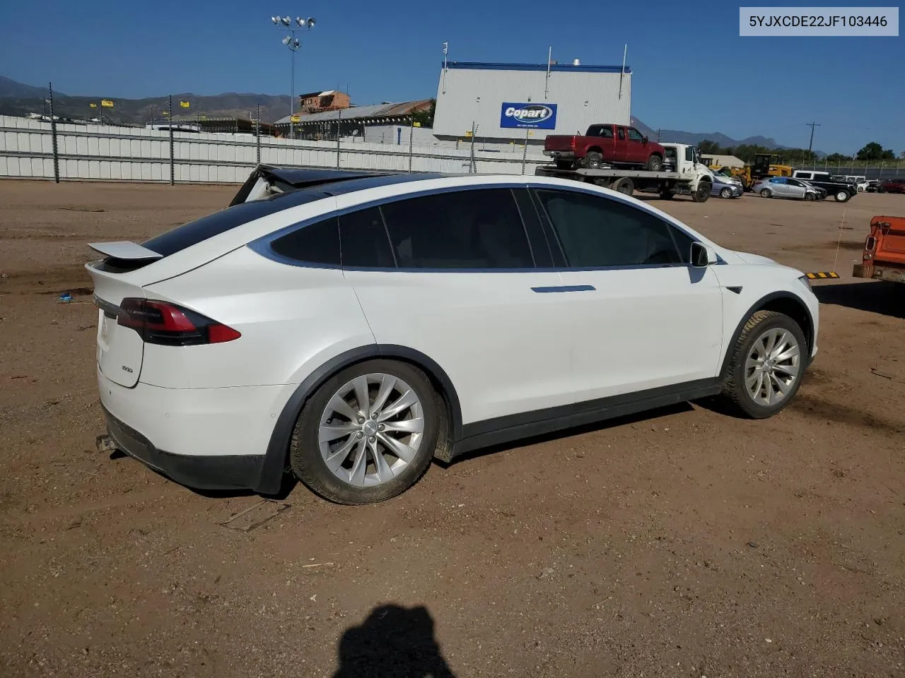 2018 Tesla Model X VIN: 5YJXCDE22JF103446 Lot: 70805164