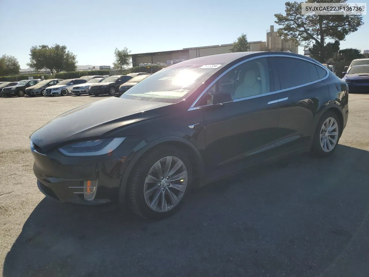 5YJXCAE22JF136736 2018 Tesla Model X