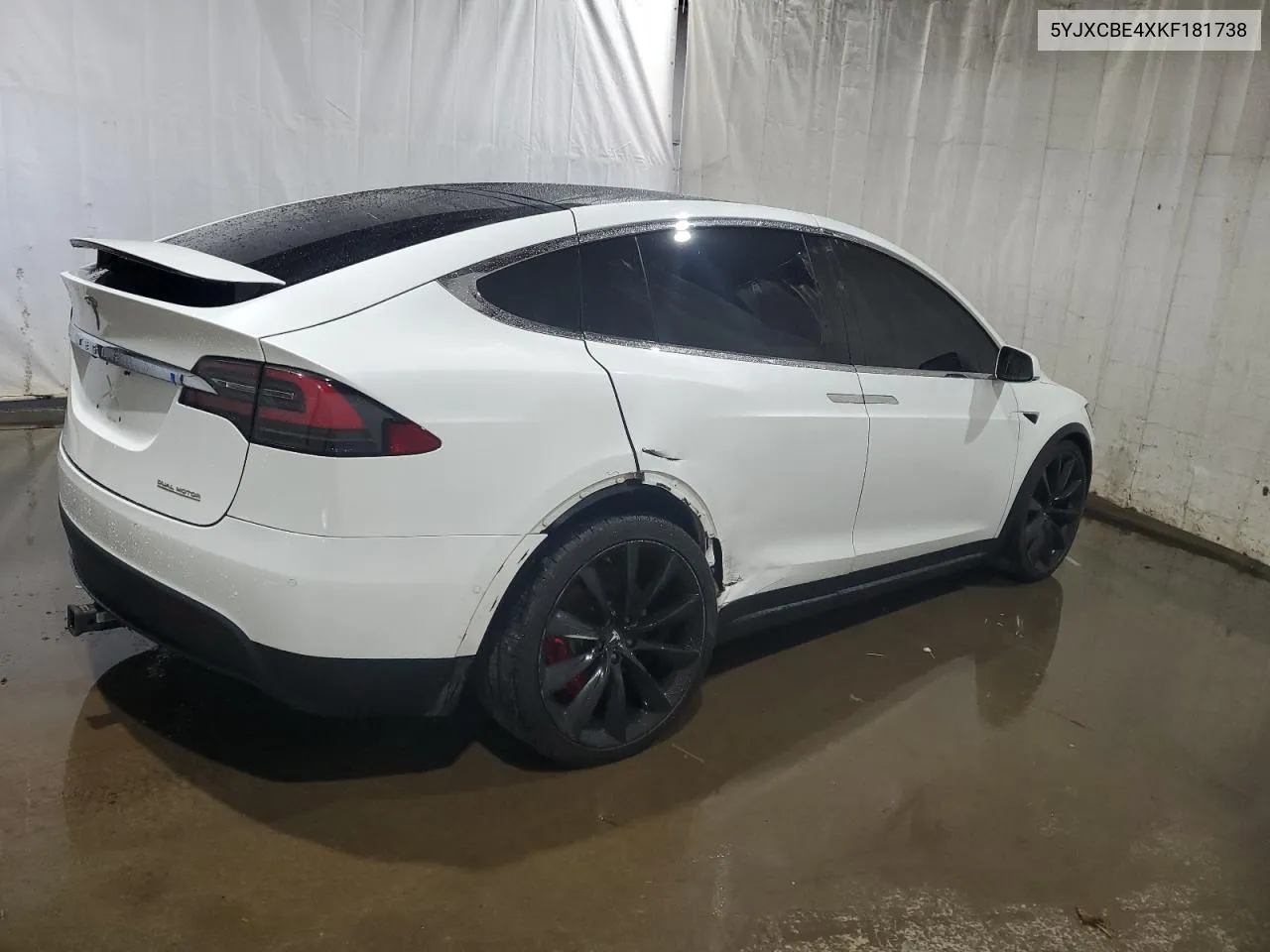 2019 Tesla Model X VIN: 5YJXCBE4XKF181738 Lot: 70425394