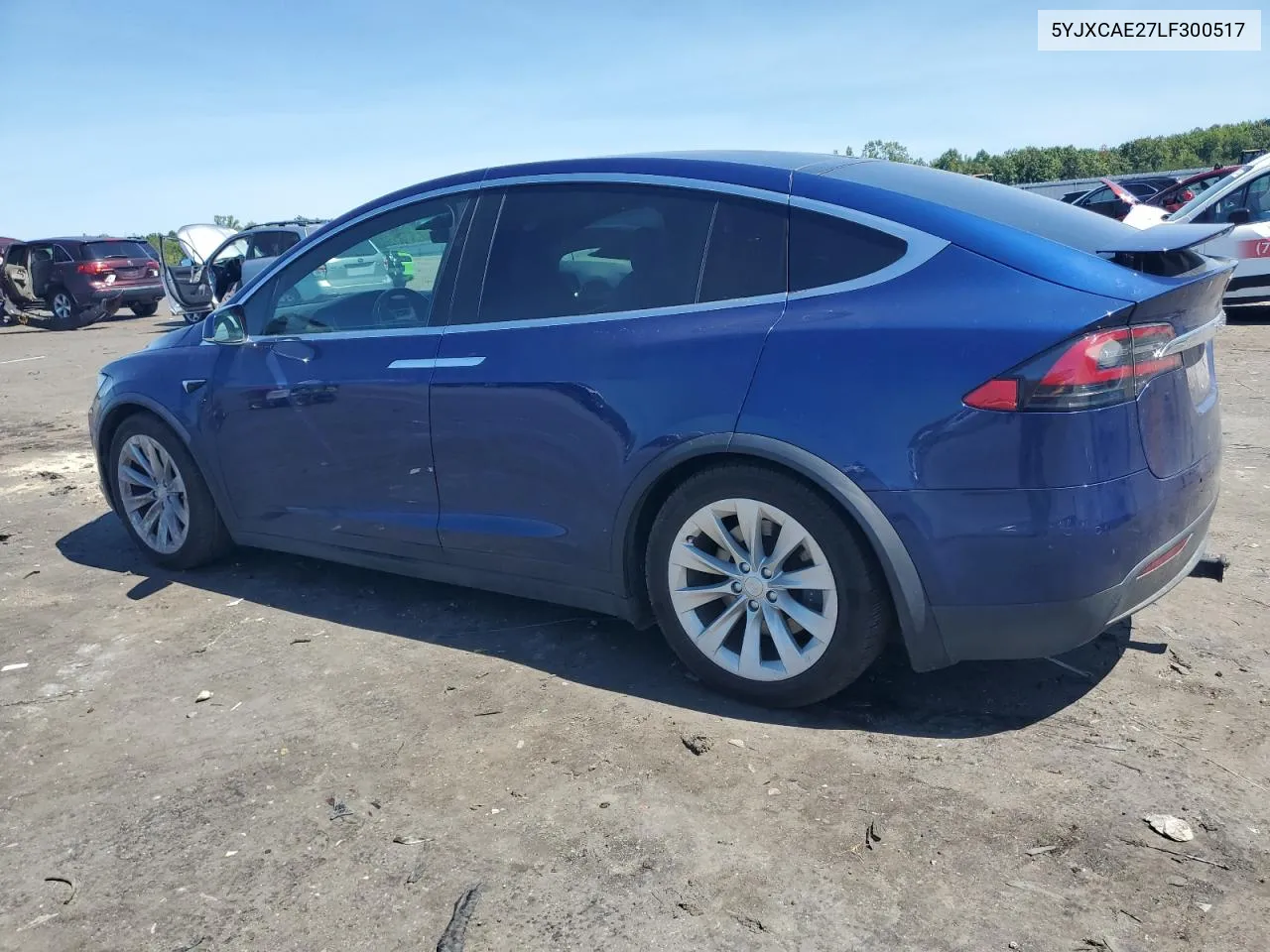 2020 Tesla Model X VIN: 5YJXCAE27LF300517 Lot: 69690584