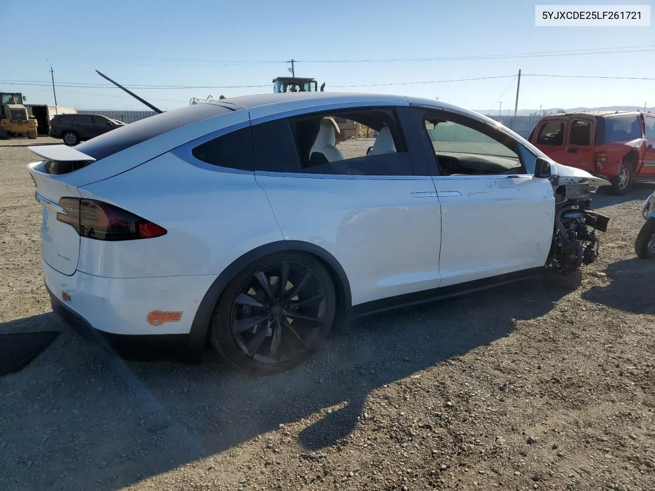 2020 Tesla Model X VIN: 5YJXCDE25LF261721 Lot: 71375164