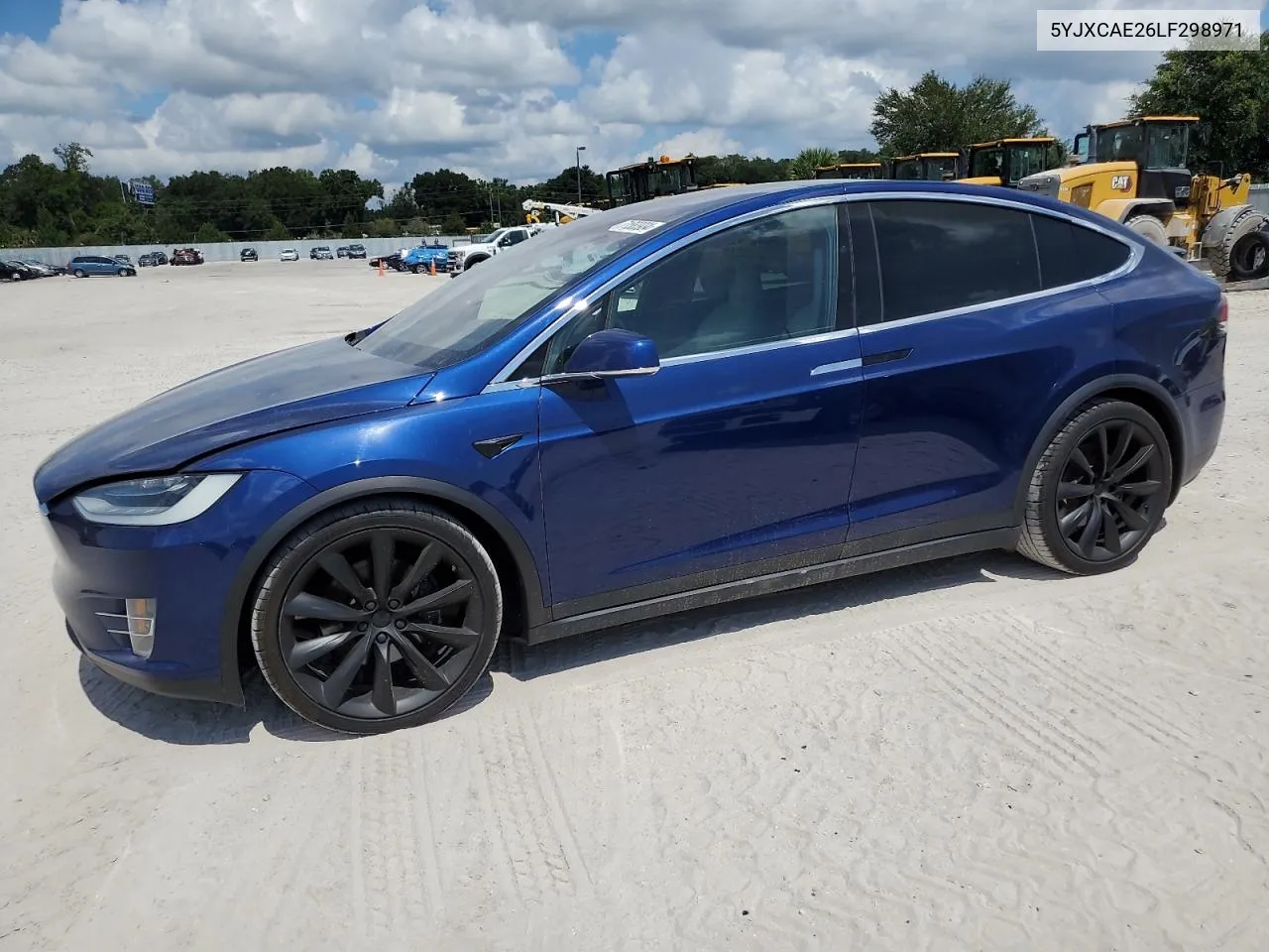 2020 Tesla Model X VIN: 5YJXCAE26LF298971 Lot: 71583934