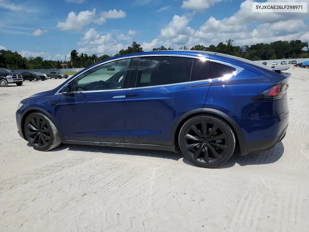 2020 Tesla Model X VIN: 5YJXCAE26LF298971 Lot: 71583934