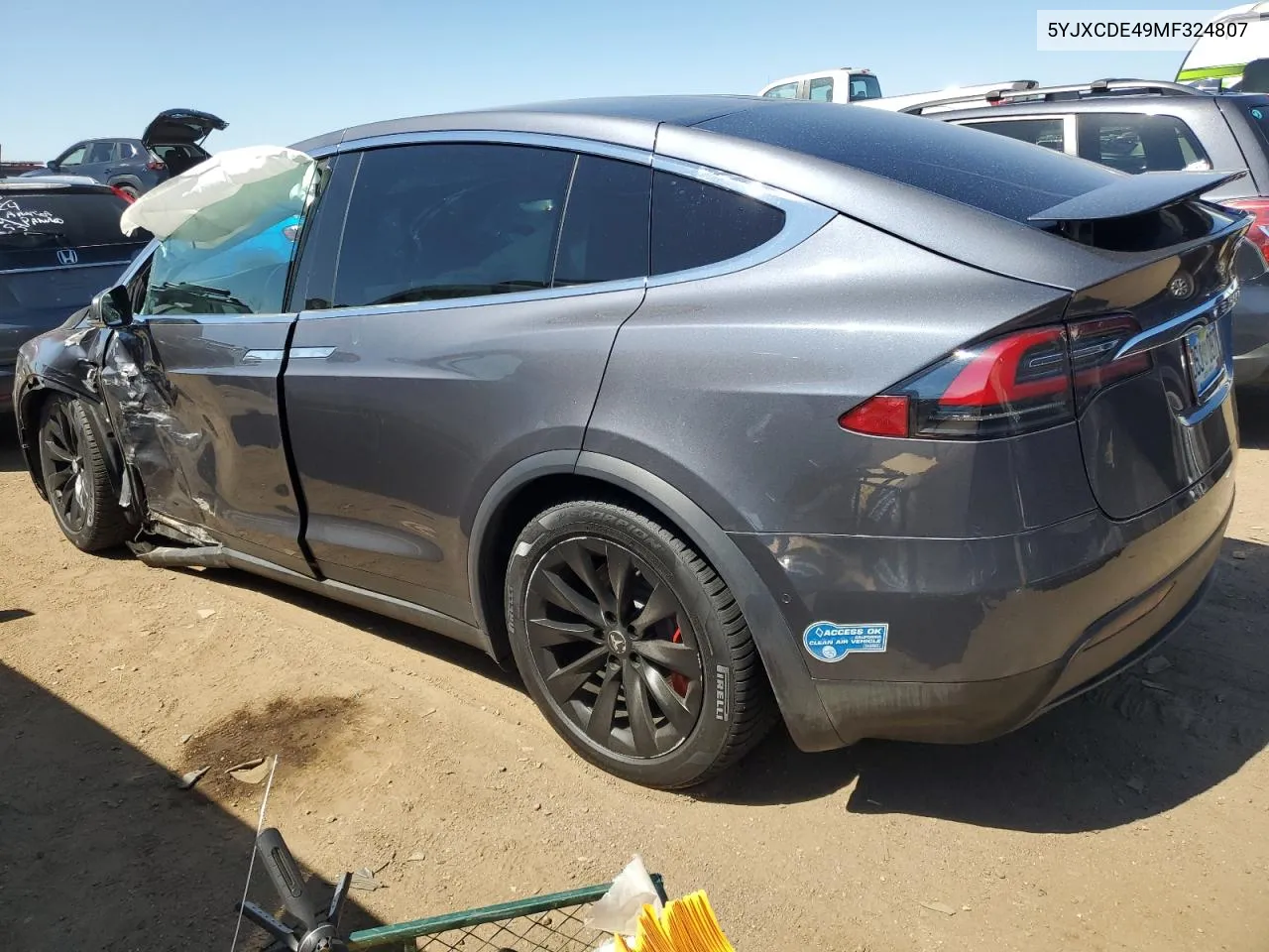 5YJXCDE49MF324807 2021 Tesla Model X