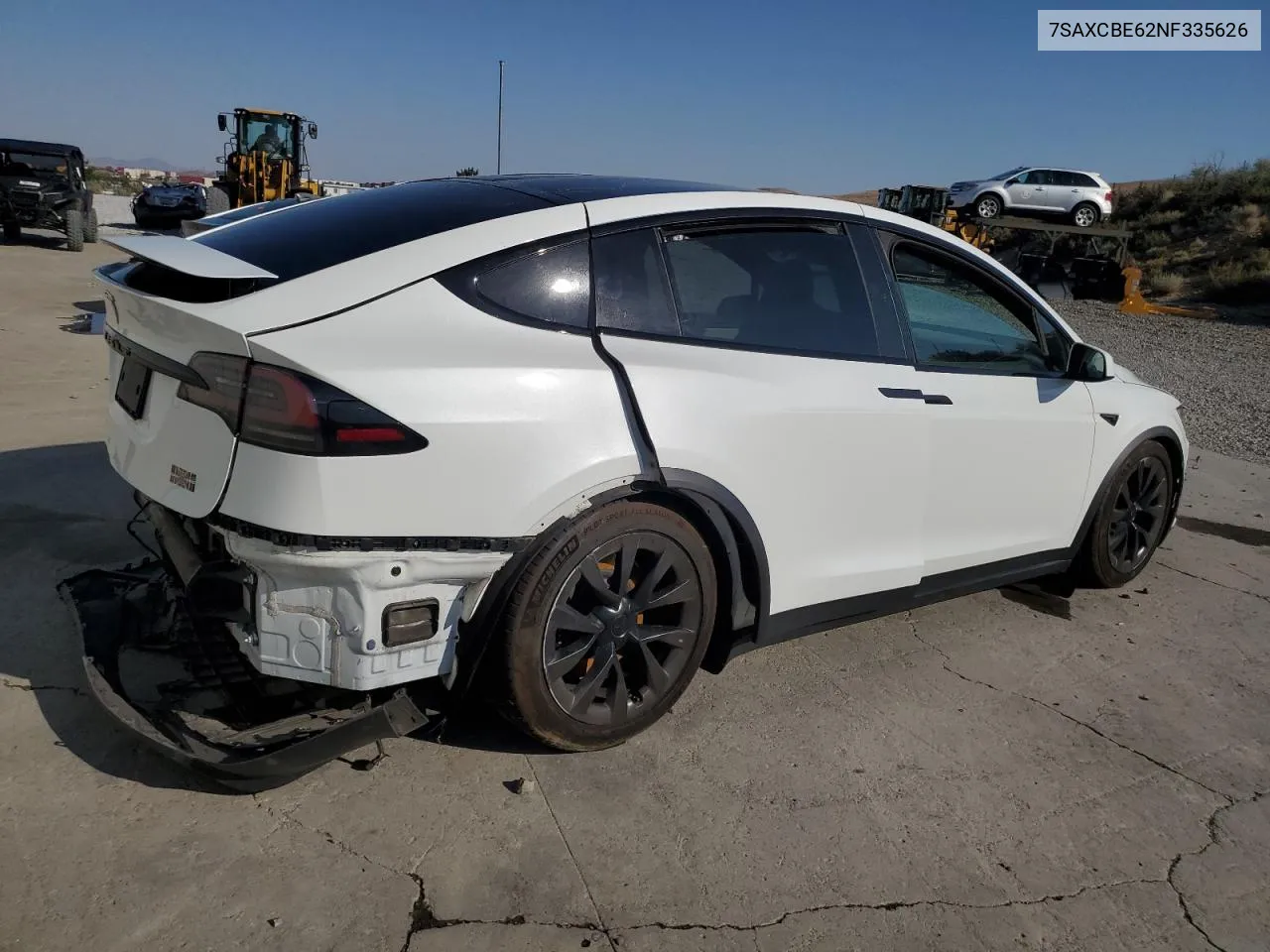 2022 Tesla Model X VIN: 7SAXCBE62NF335626 Lot: 69227954