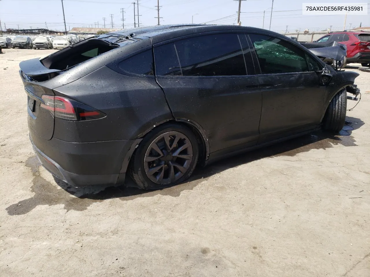 2024 Tesla Model X VIN: 7SAXCDE56RF435981 Lot: 59749394