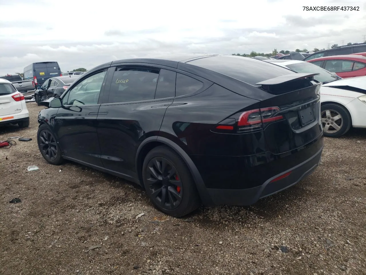 2024 Tesla Model X VIN: 7SAXCBE68RF437342 Lot: 69244014