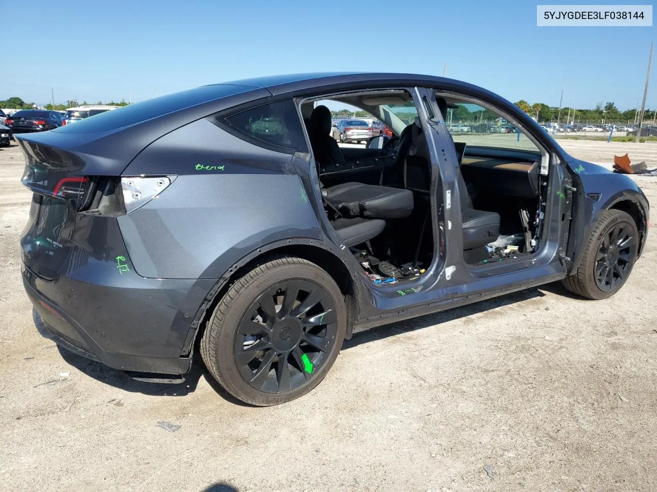 5YJYGDEE3LF038144 2020 Tesla Model Y