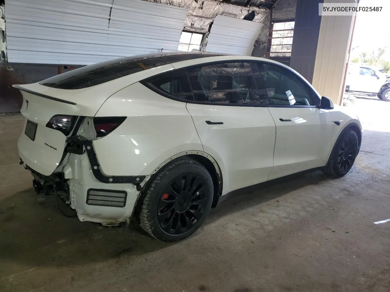 2020 Tesla Model Y VIN: 5YJYGDEF0LF025487 Lot: 72114624