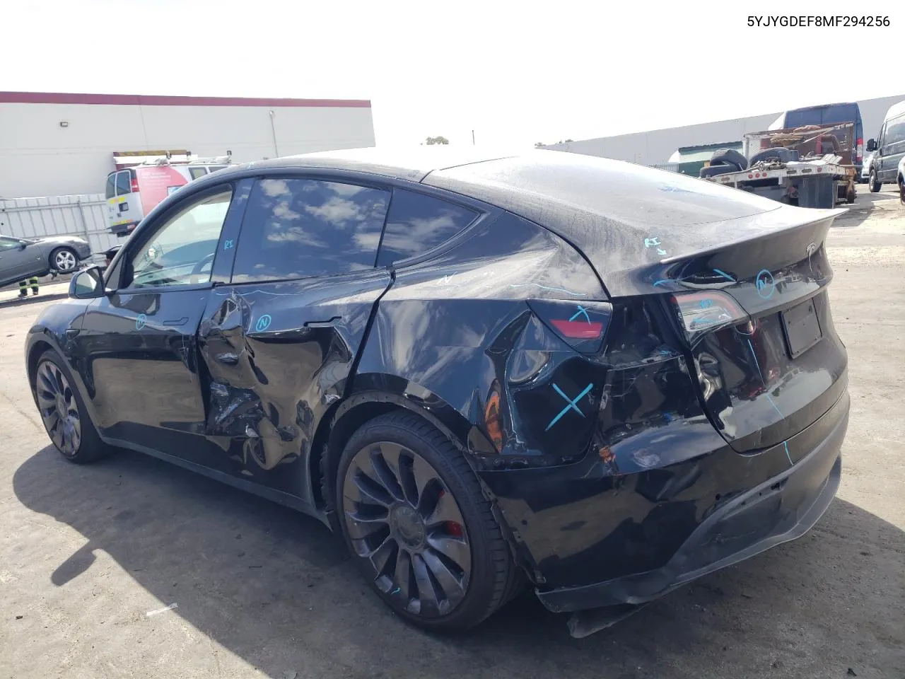 2021 Tesla Model Y VIN: 5YJYGDEF8MF294256 Lot: 71773954