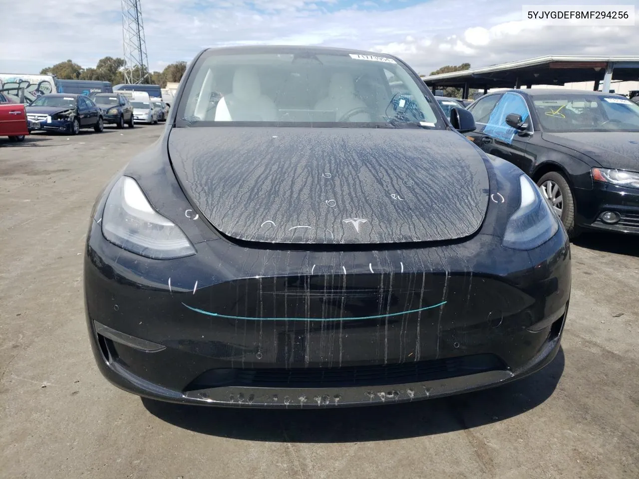 2021 Tesla Model Y VIN: 5YJYGDEF8MF294256 Lot: 71773954