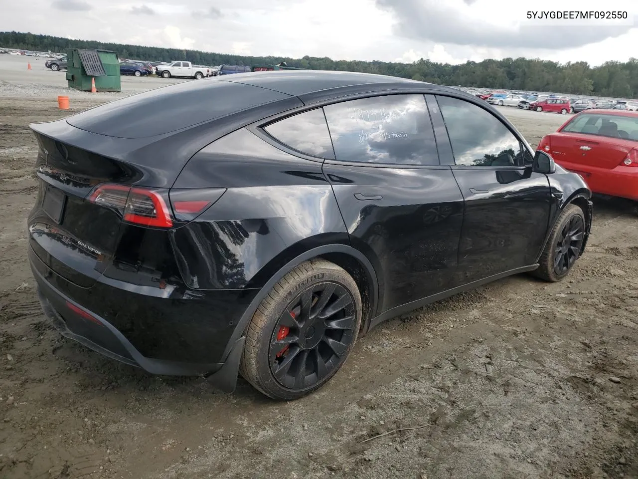 5YJYGDEE7MF092550 2021 Tesla Model Y