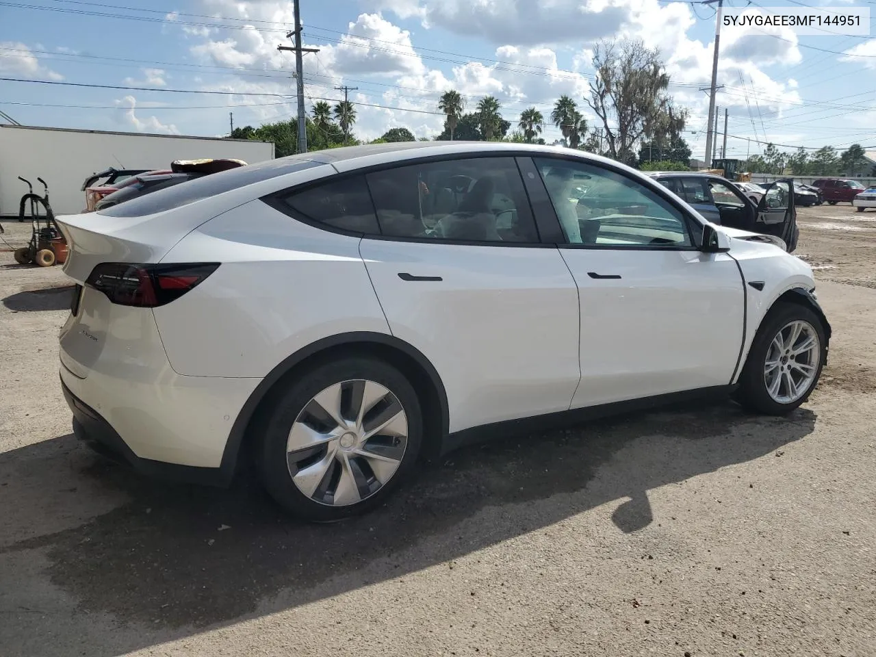 2021 Tesla Model Y VIN: 5YJYGAEE3MF144951 Lot: 72146334