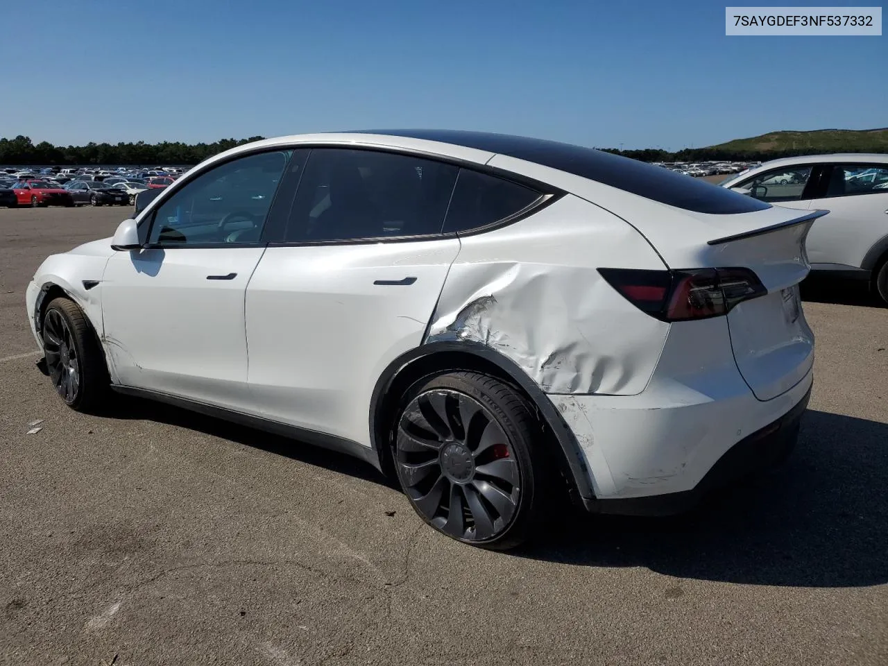 7SAYGDEF3NF537332 2022 Tesla Model Y