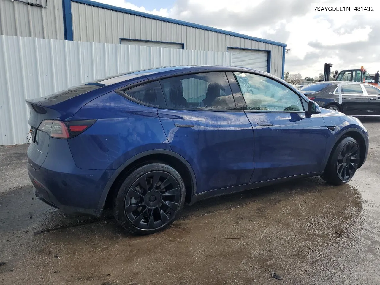 2022 Tesla Model Y VIN: 7SAYGDEE1NF481432 Lot: 72405974