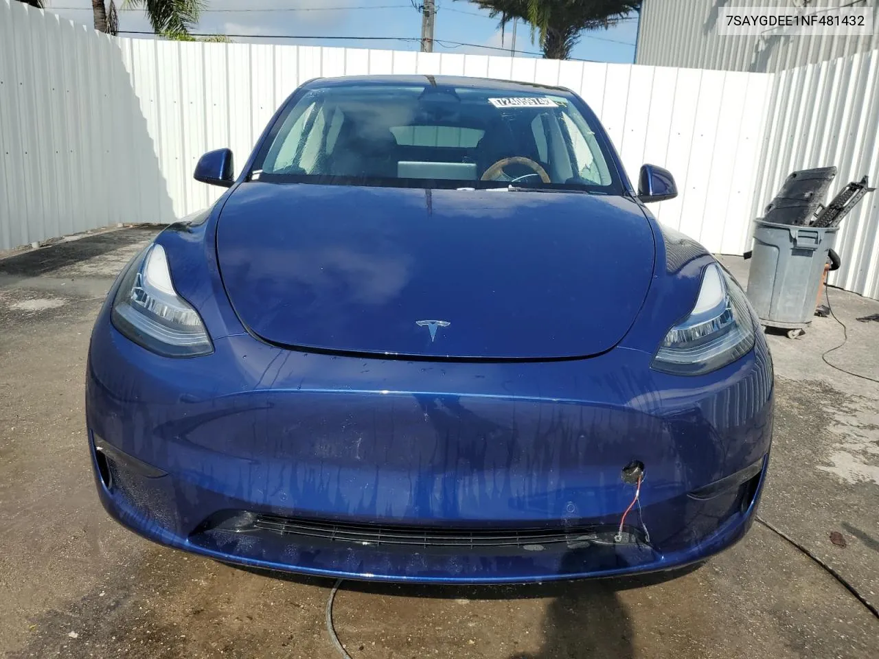 7SAYGDEE1NF481432 2022 Tesla Model Y