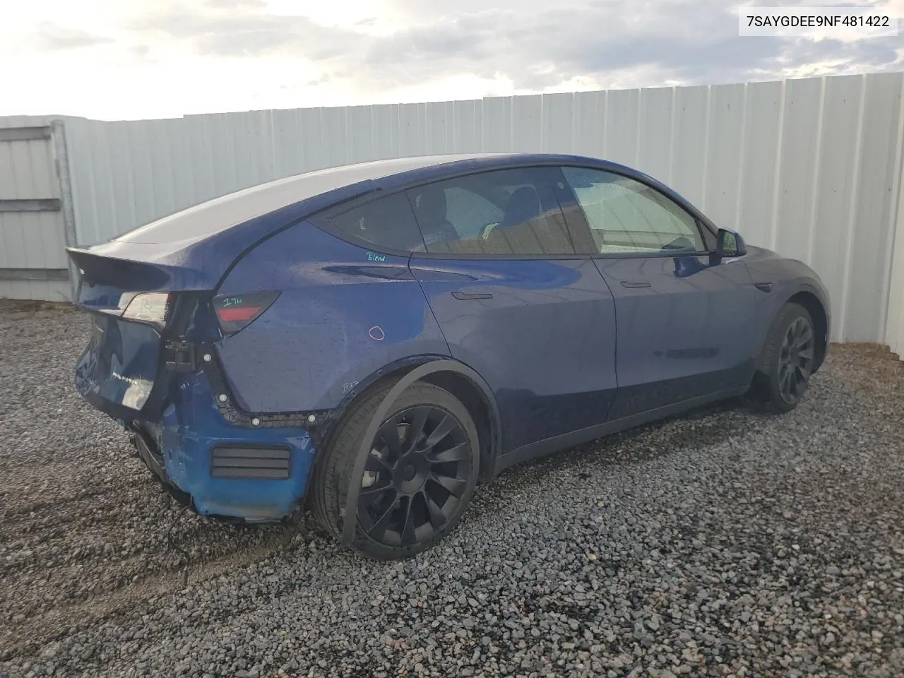 7SAYGDEE9NF481422 2022 Tesla Model Y