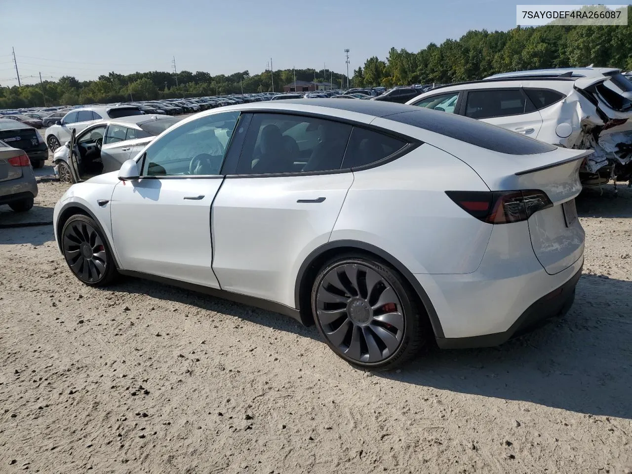 2024 Tesla Model Y VIN: 7SAYGDEF4RA266087 Lot: 71301984