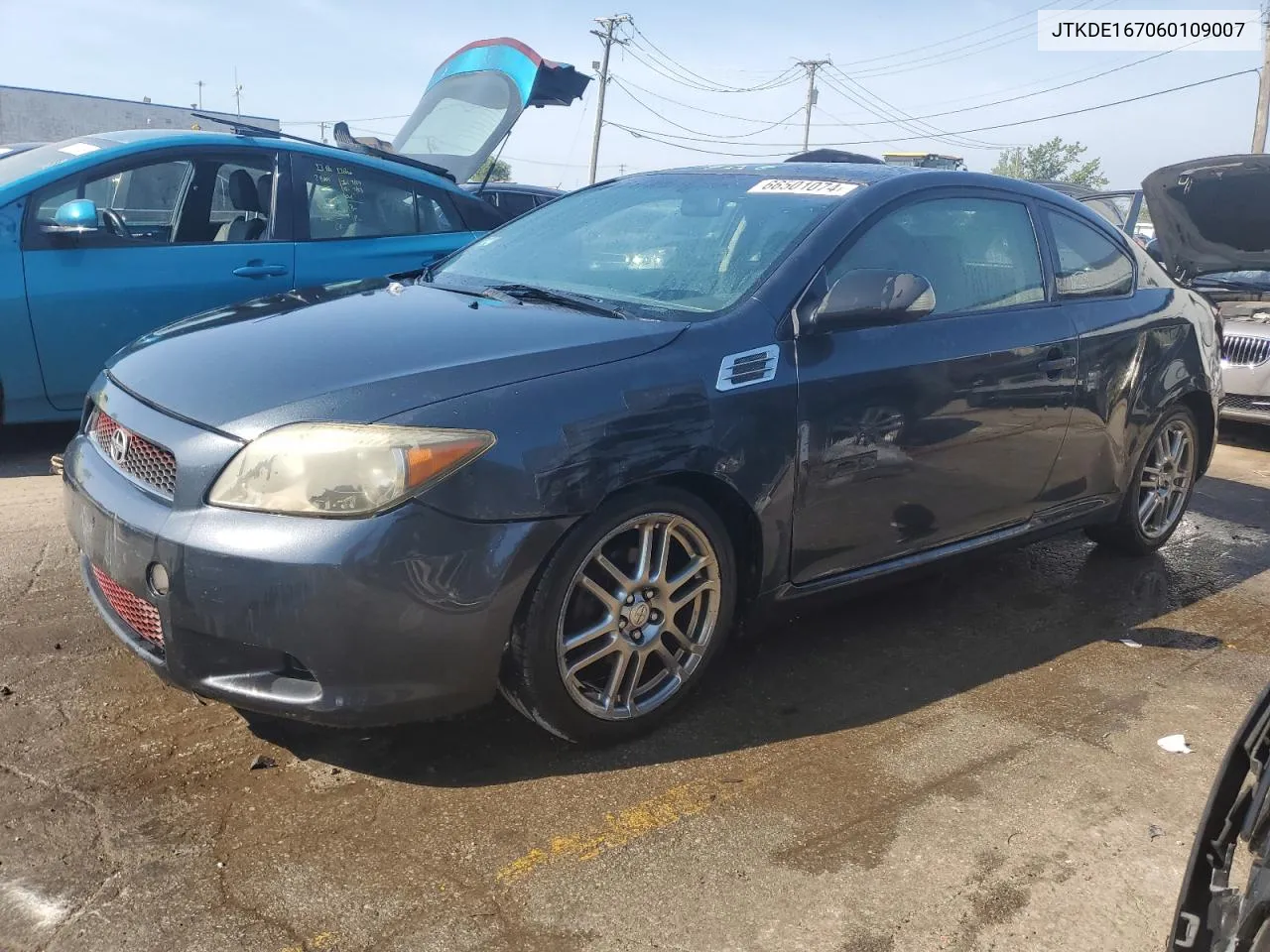 2006 Toyota Scion Tc VIN: JTKDE167060109007 Lot: 66501074