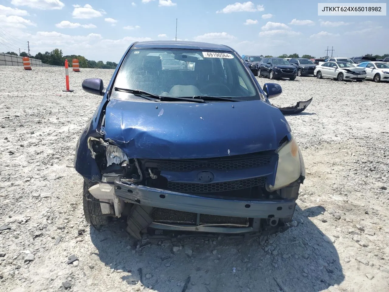 2006 Toyota Scion Xa VIN: JTKKT624X65018982 Lot: 69190564