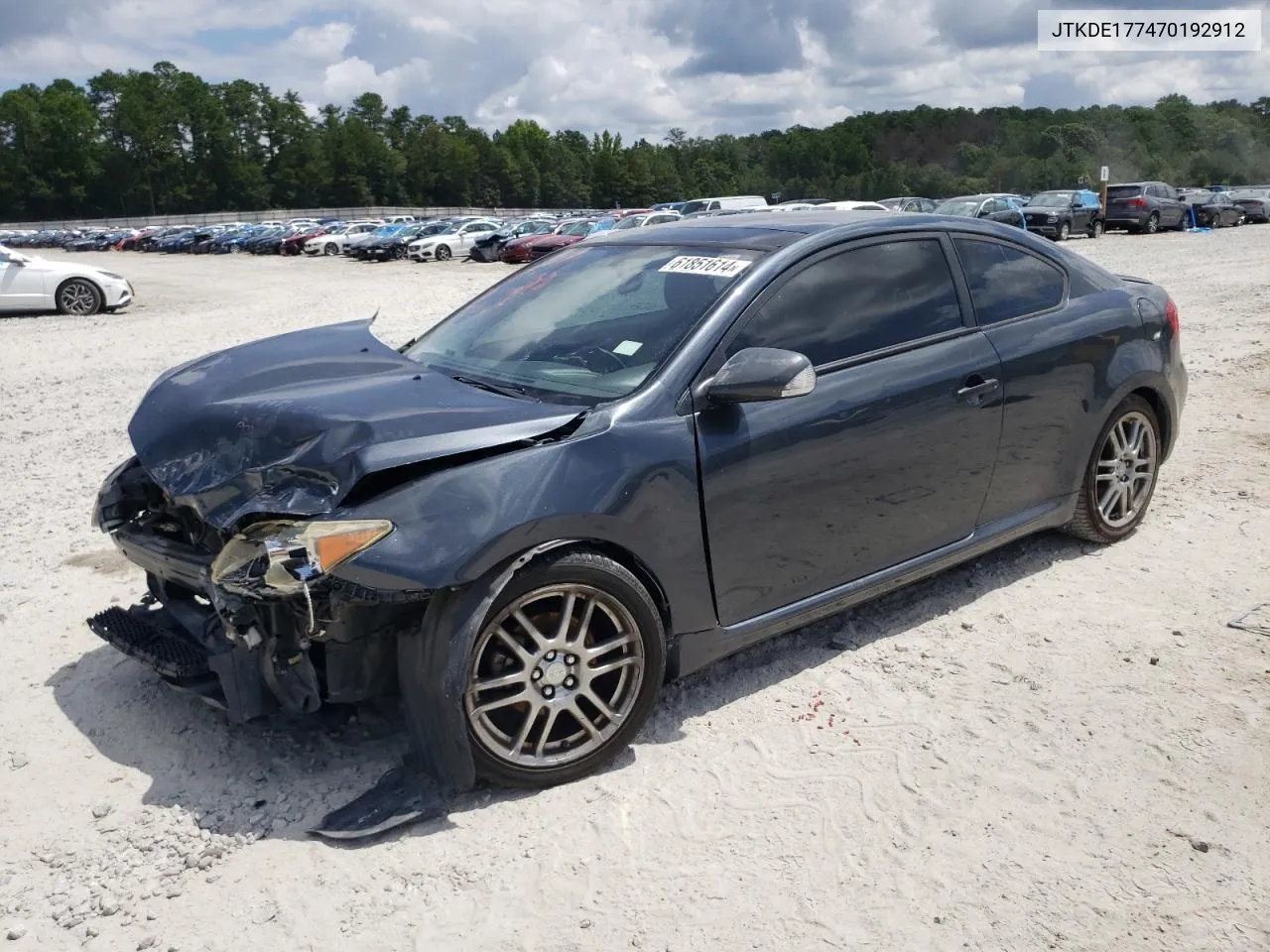 2007 Toyota Scion Tc VIN: JTKDE177470192912 Lot: 61851614