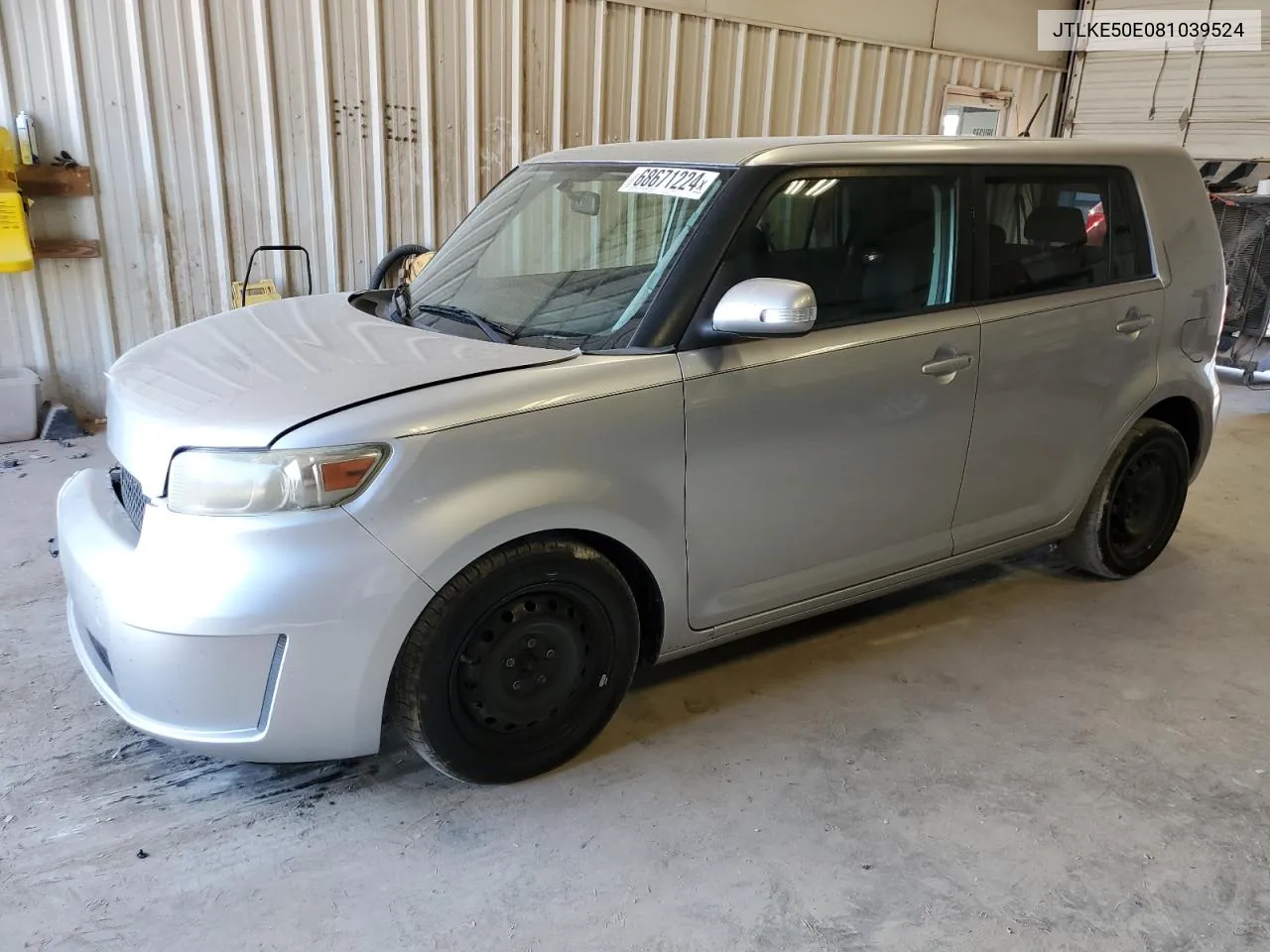 2008 Toyota Scion Xb VIN: JTLKE50E081039524 Lot: 68671224