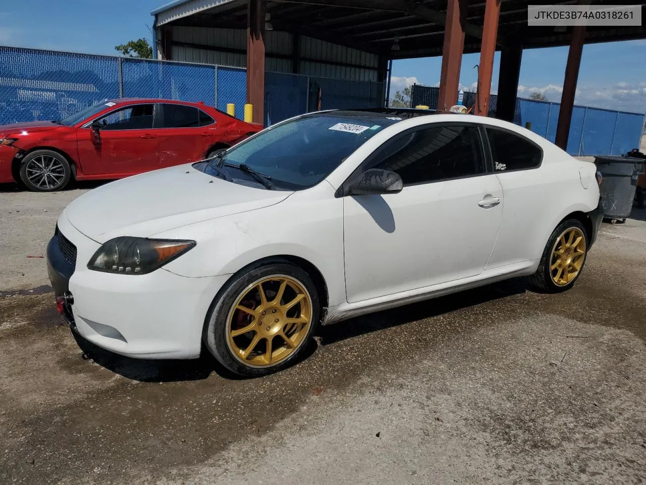 2010 Toyota Scion Tc VIN: JTKDE3B74A0318261 Lot: 71549204