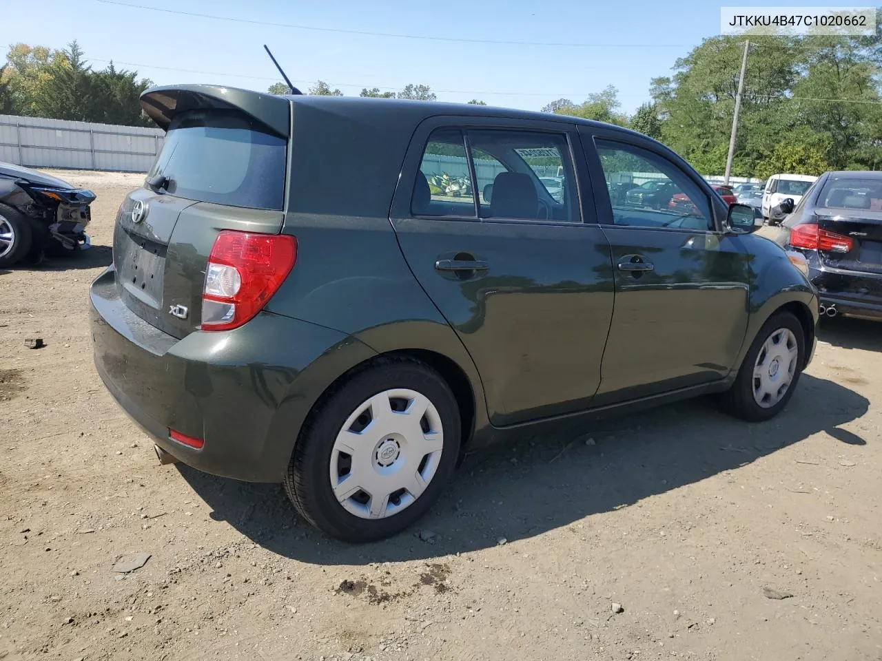 2012 Toyota Scion Xd VIN: JTKKU4B47C1020662 Lot: 71252244