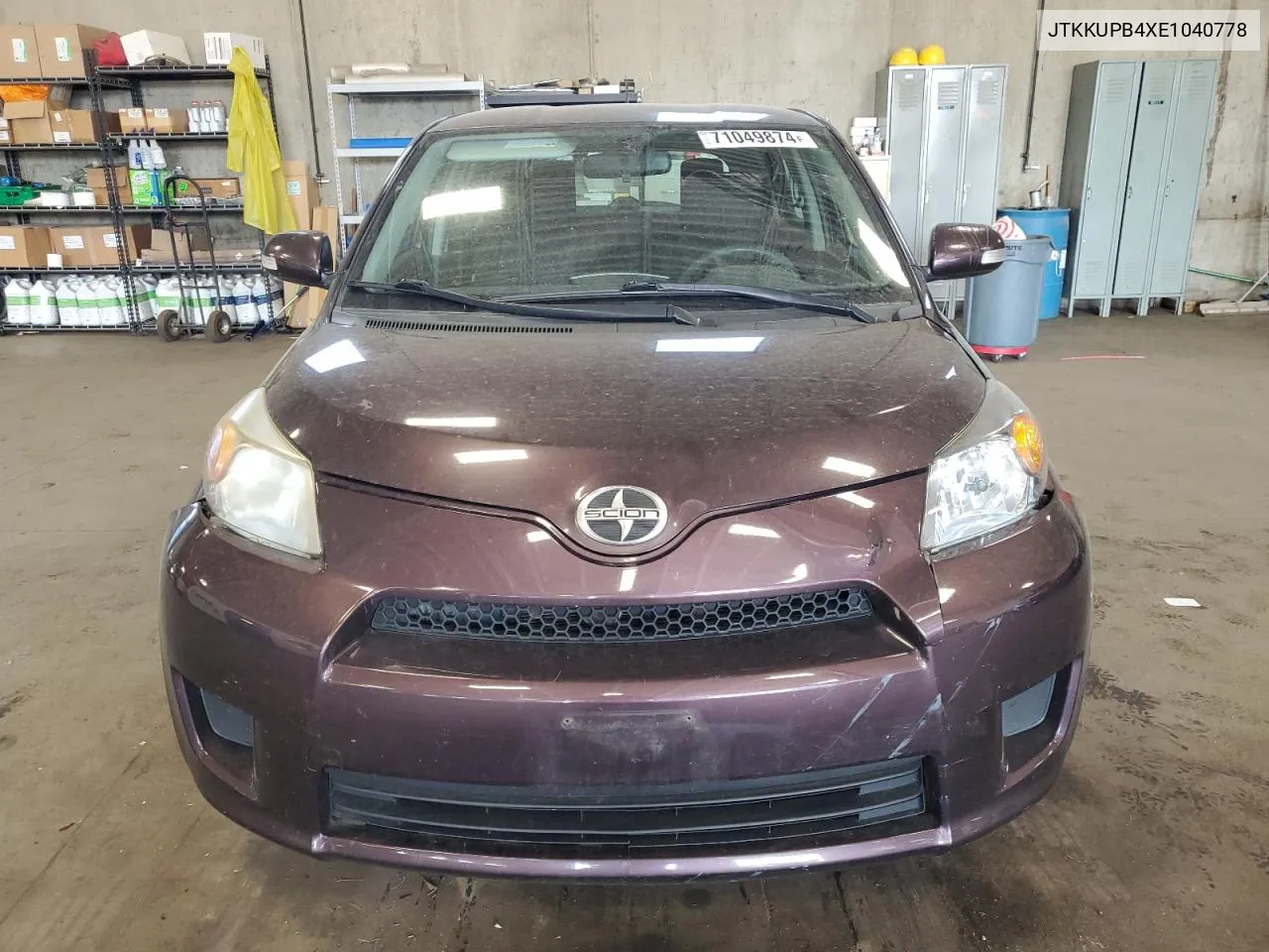 2014 Toyota Scion Xd VIN: JTKKUPB4XE1040778 Lot: 71049874