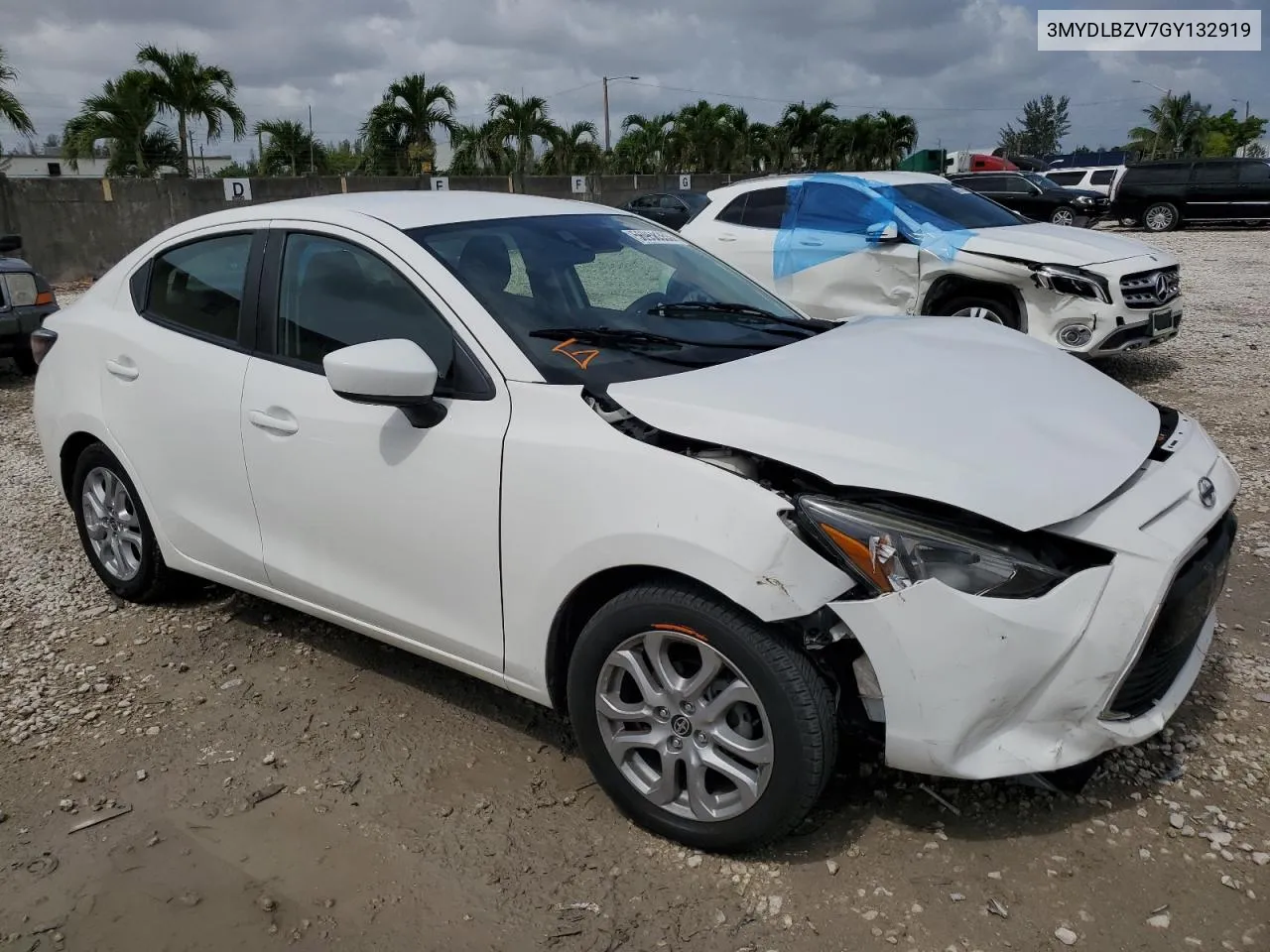 2016 Toyota Scion Ia VIN: 3MYDLBZV7GY132919 Lot: 56958353