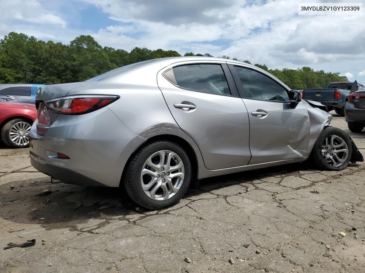 2016 Toyota Scion Ia VIN: 3MYDLBZV1GY123309 Lot: 70126054