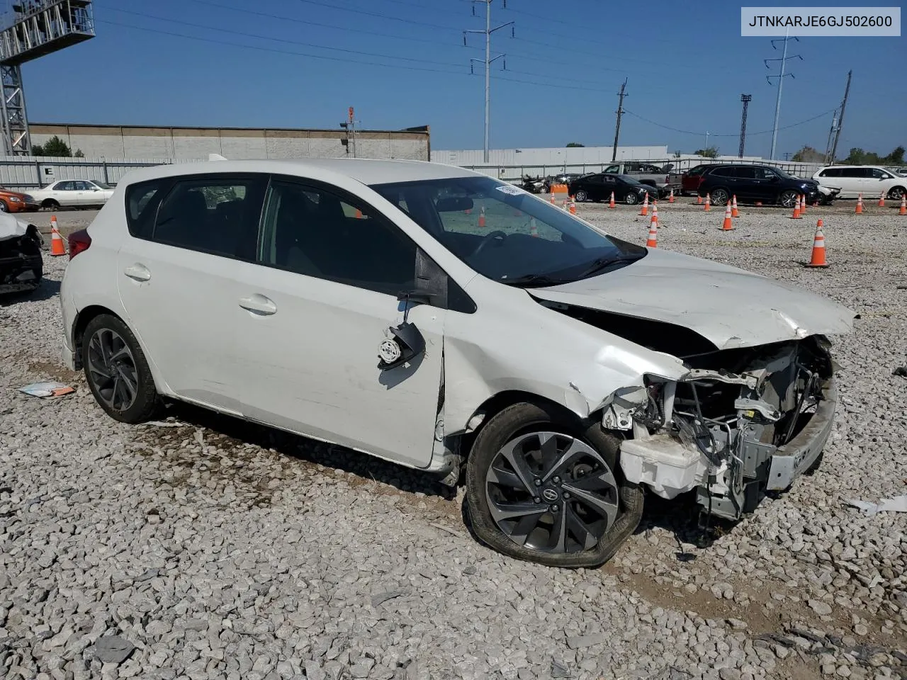 2016 Toyota Scion Im VIN: JTNKARJE6GJ502600 Lot: 71594014