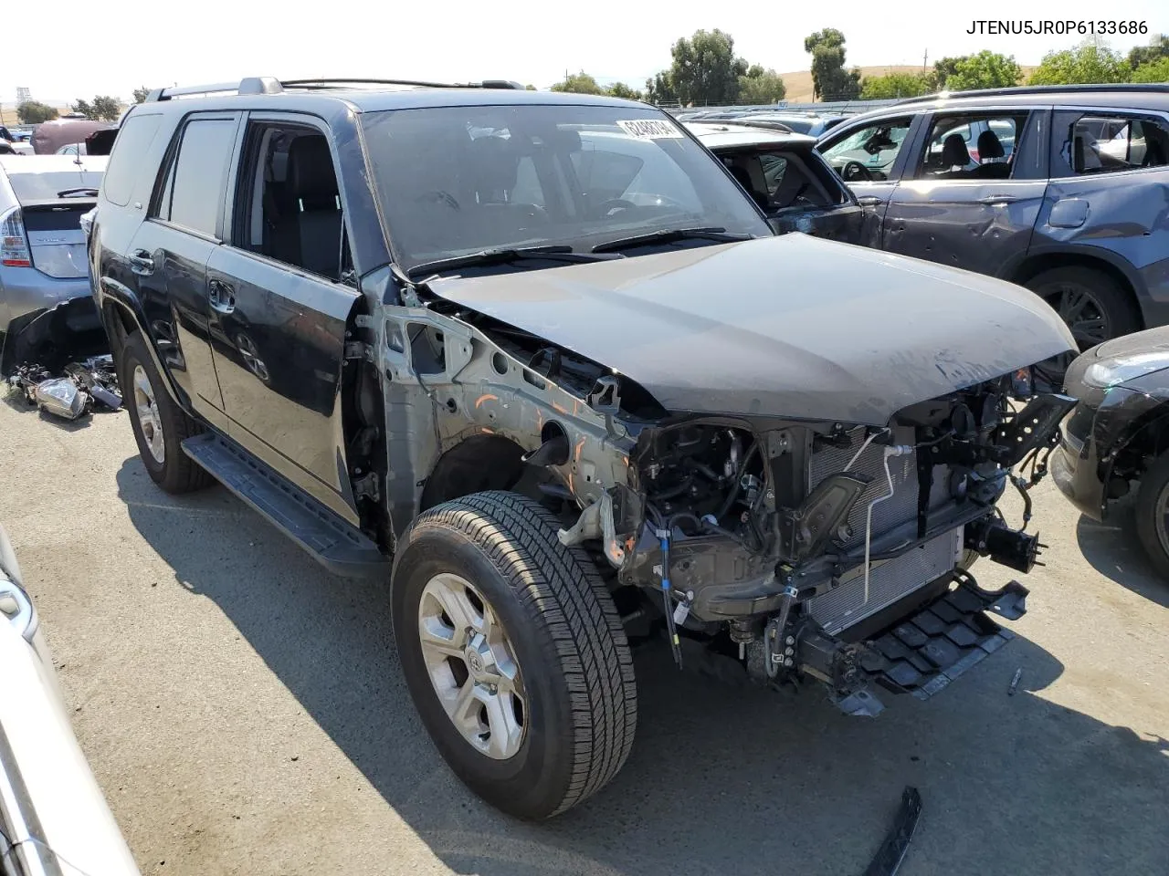 2023 Toyota 4Runner Se VIN: JTENU5JR0P6133686 Lot: 62488794