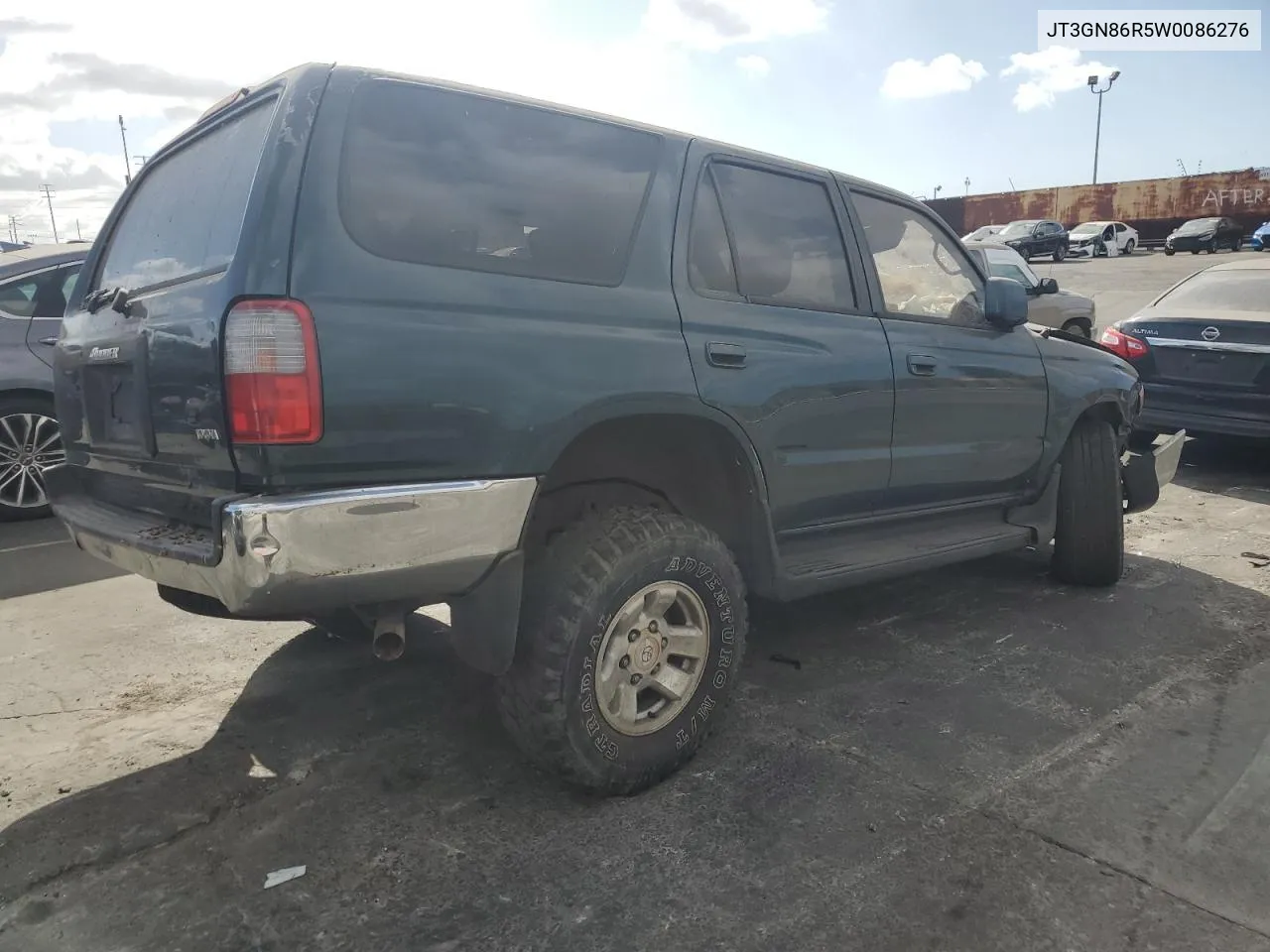 1998 Toyota 4Runner Sr5 VIN: JT3GN86R5W0086276 Lot: 70635024