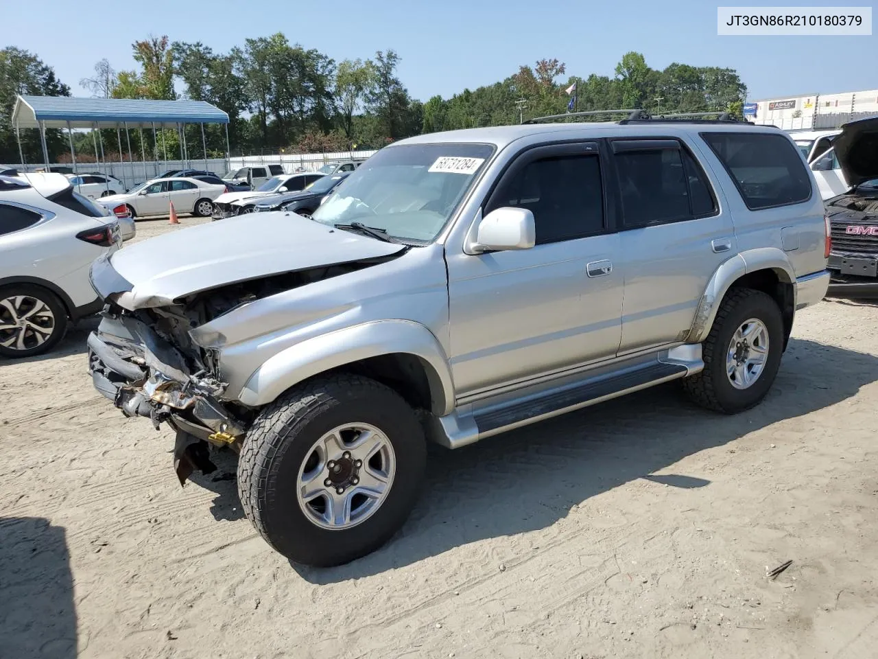 2001 Toyota 4Runner Sr5 VIN: JT3GN86R210180379 Lot: 68731284