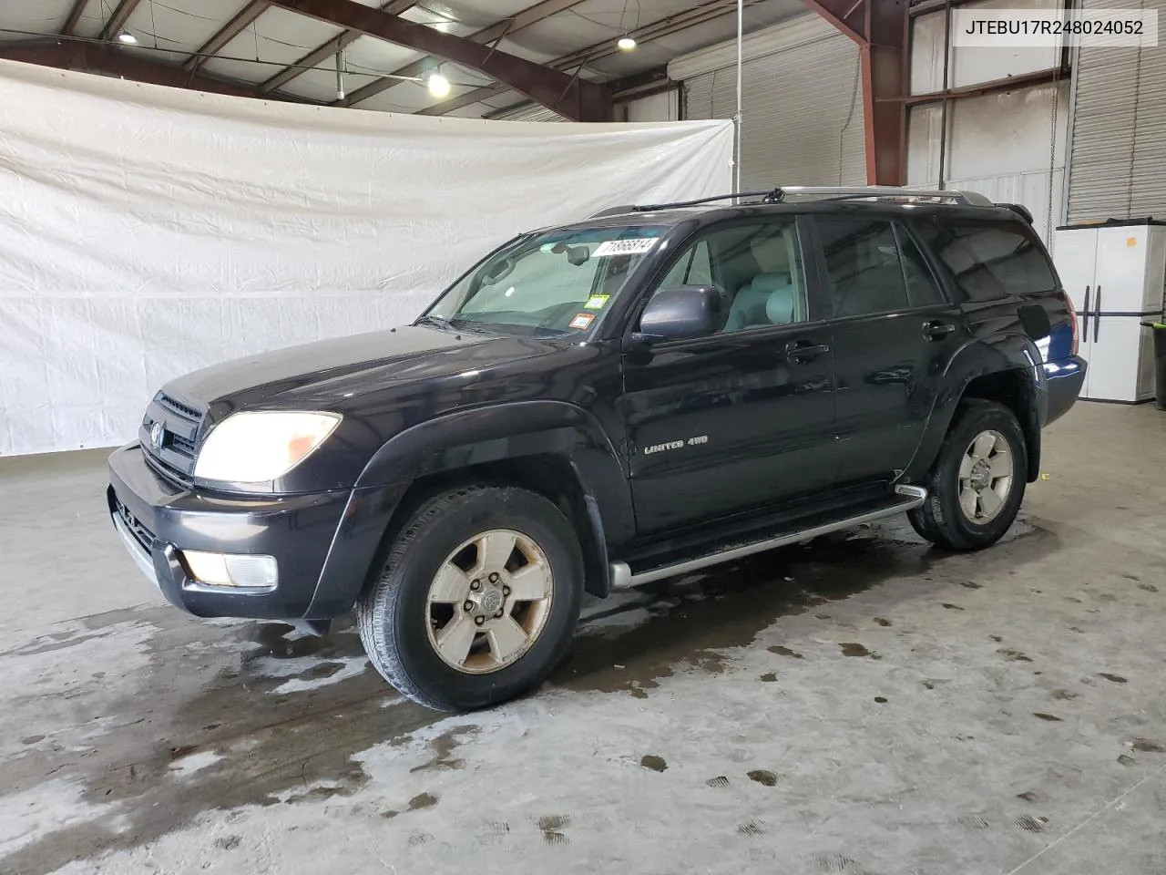 2004 Toyota 4Runner Limited VIN: JTEBU17R248024052 Lot: 71866814