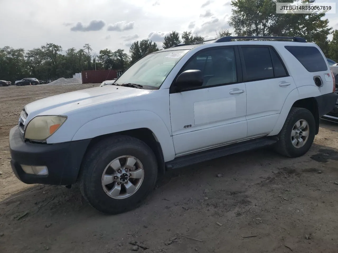 2005 Toyota 4Runner Sr5 VIN: JTEBU14R350067819 Lot: 71886614