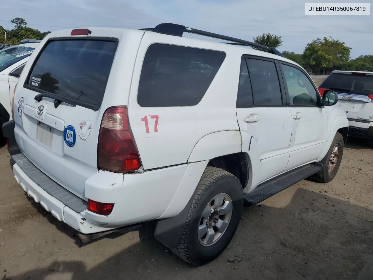 2005 Toyota 4Runner Sr5 VIN: JTEBU14R350067819 Lot: 71886614