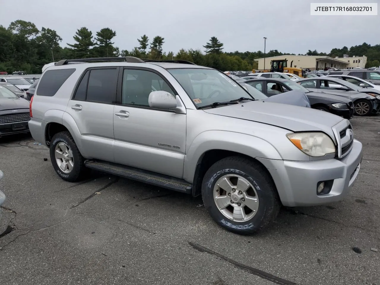 2006 Toyota 4Runner Limited VIN: JTEBT17R168032701 Lot: 71986704