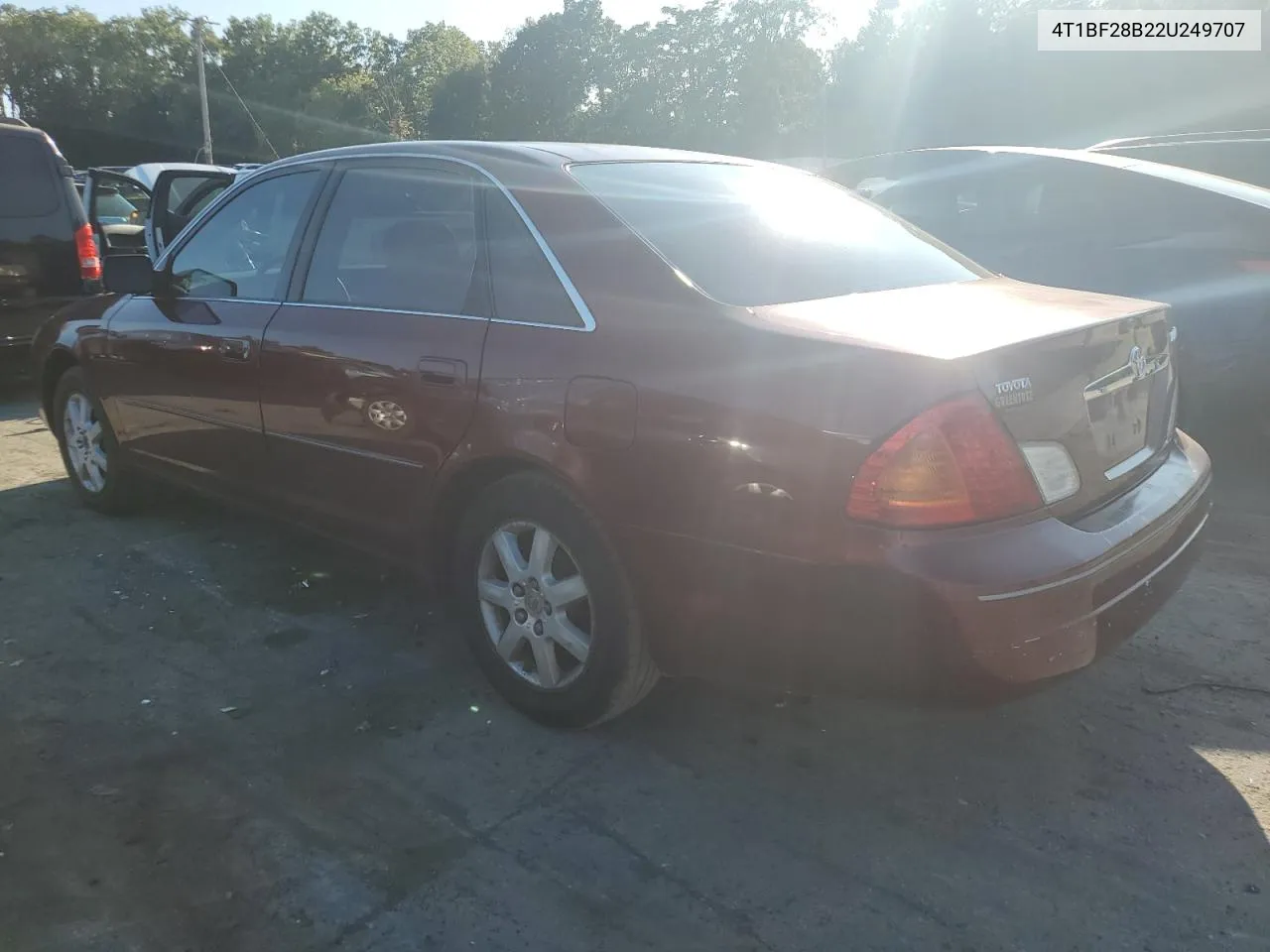 2002 Toyota Avalon Xl VIN: 4T1BF28B22U249707 Lot: 70404564