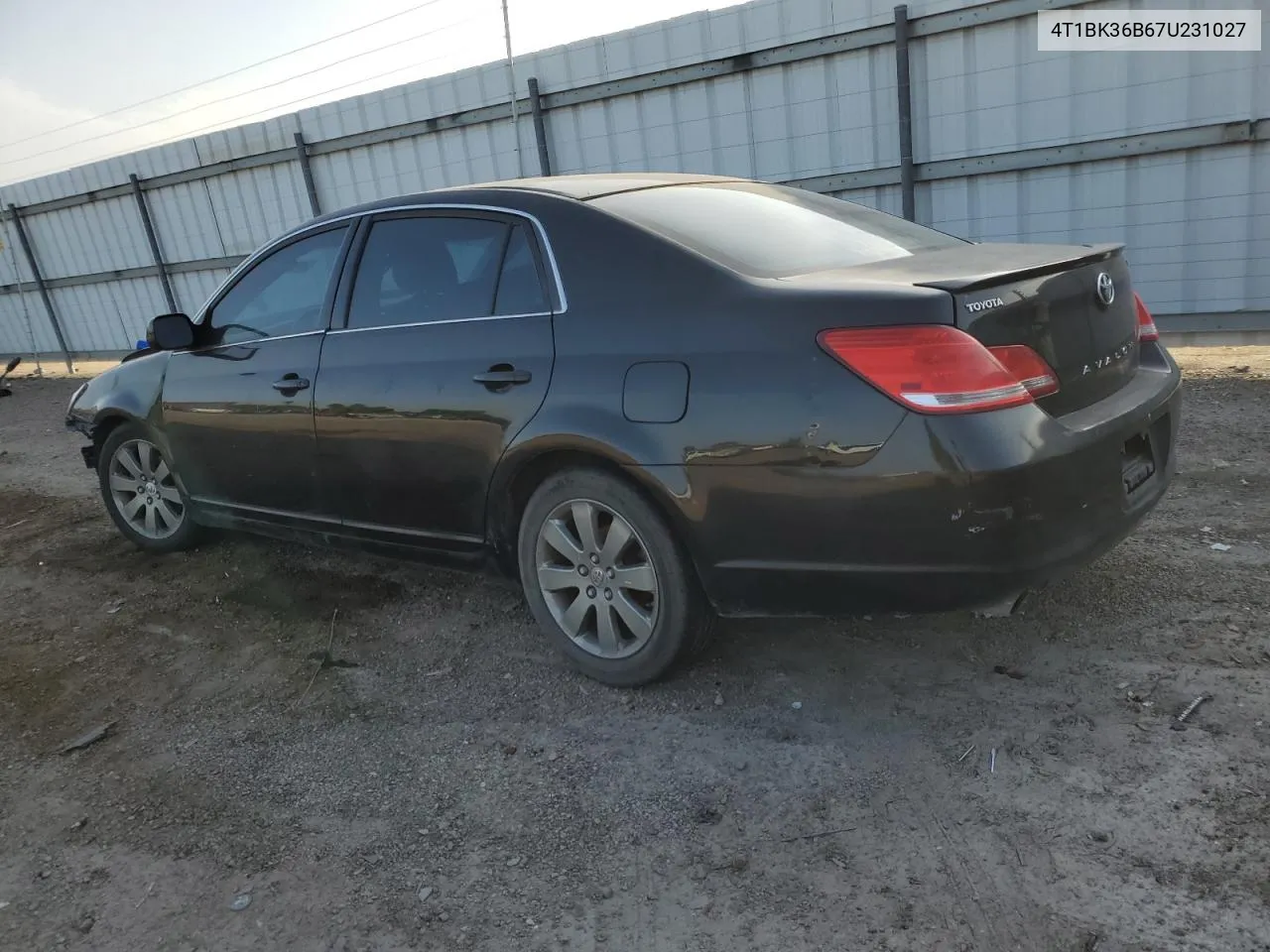 2007 Toyota Avalon Xl VIN: 4T1BK36B67U231027 Lot: 49082494