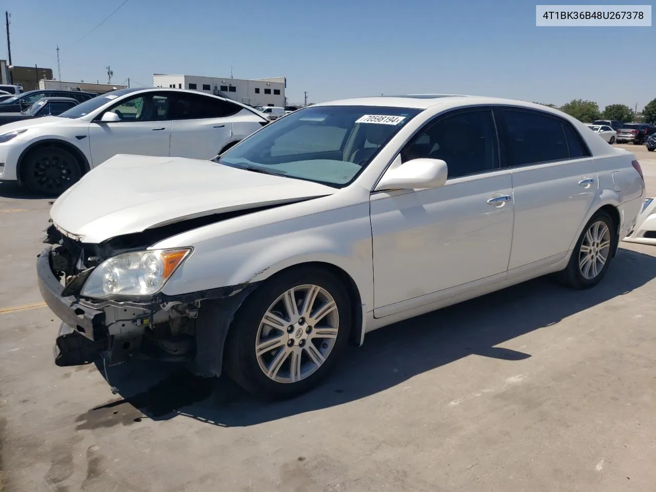 2008 Toyota Avalon Xl VIN: 4T1BK36B48U267378 Lot: 70598194