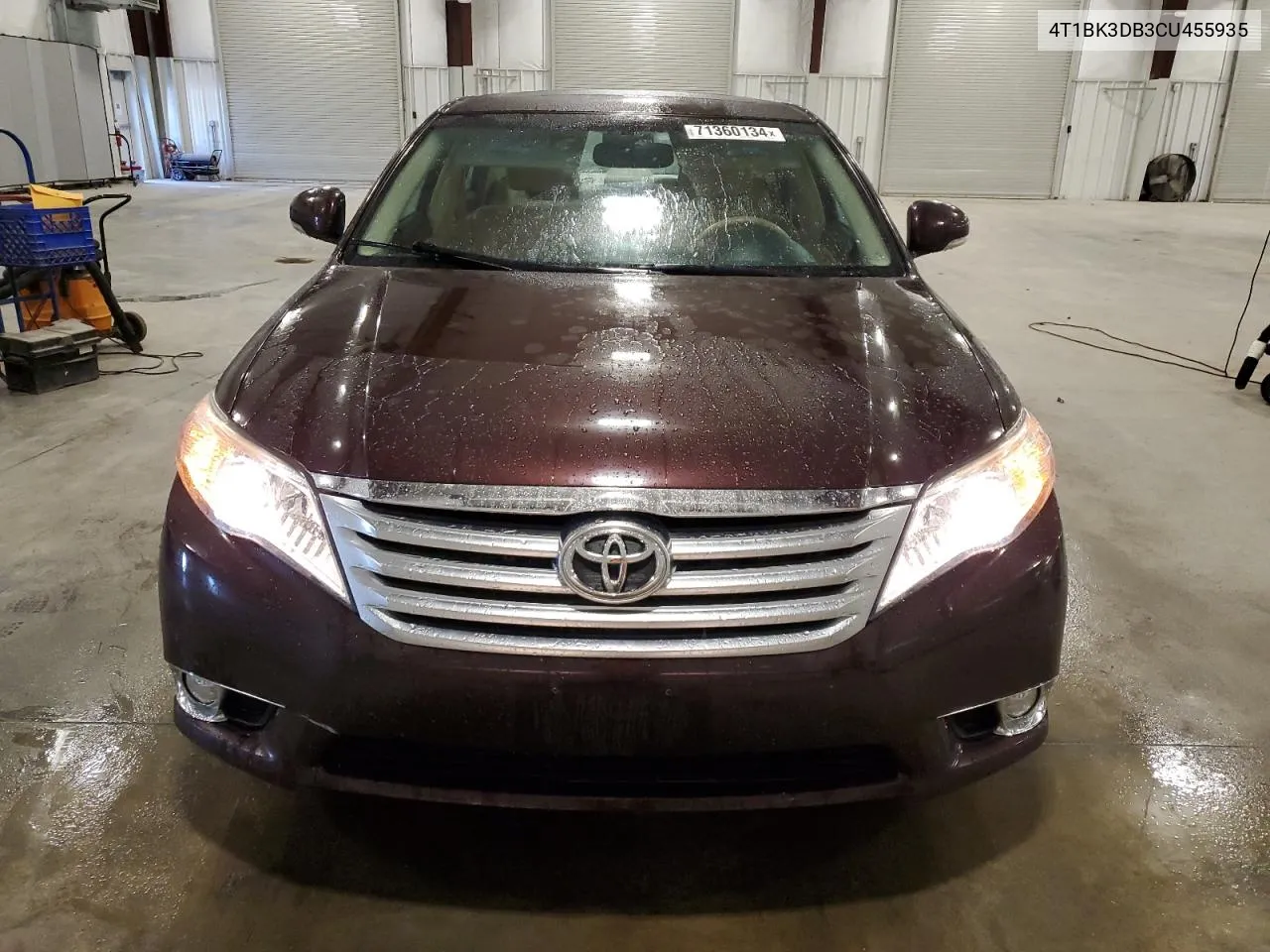 2012 Toyota Avalon Base VIN: 4T1BK3DB3CU455935 Lot: 71360134