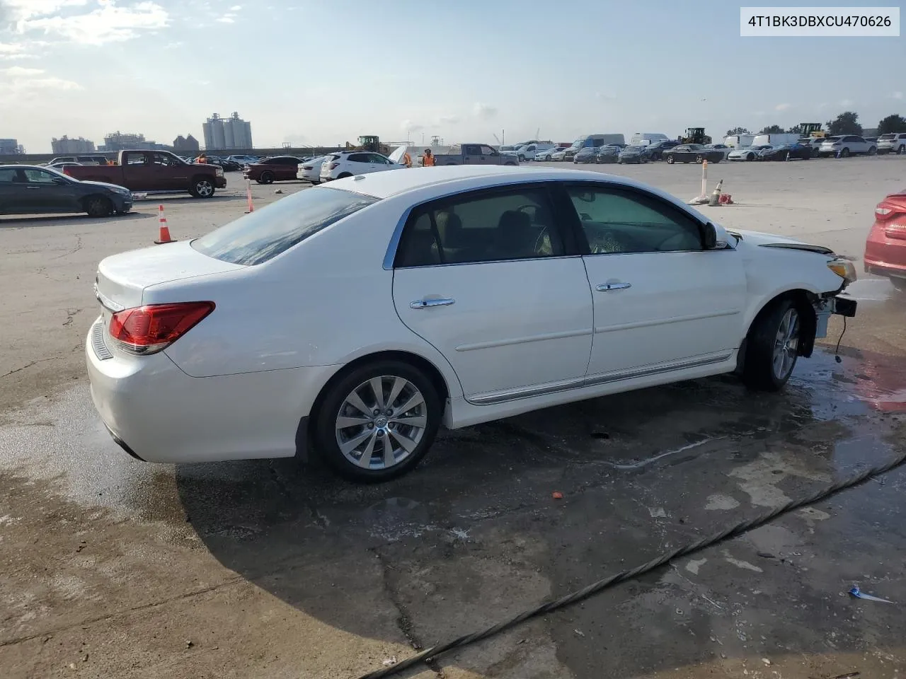 2012 Toyota Avalon Base VIN: 4T1BK3DBXCU470626 Lot: 72215504